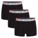 Reebok TRUNK OVETT 3pk Pánske boxerky, čierna, veľkosť