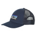 Patagonia  P-6 LOGO LOPRO TRUCKER HAT  Šiltovky Modrá