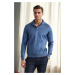 28296 Dewberry Polo Neck Mens Knit Sweater-INDIGO