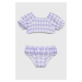 Dvojdielne plavky pre bábätká GAP fialová farba