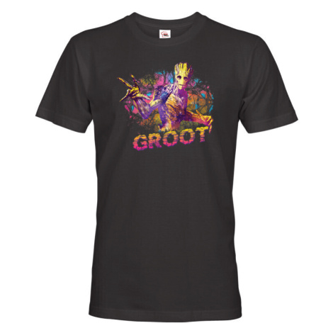 Pánské tričko s potlačou Groot - ideálny darček pre fanúšikov Marvel