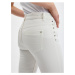 Biele dámske skrátené džínsy ORSAY