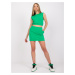 Dark green cotton set with skirt Ally RUE PARI