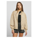 Women's Oversized Light Bomber Union Oversized Jacket Beige