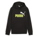 Puma ESS + 2 COL BIG LOGO HOODIE FL B Chlapčenská mikina, čierna, veľkosť