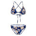 Aquafeel baroque ornament sun bikini blue l - uk36