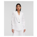 Sako Karl Lagerfeld Embroidery Blazer White