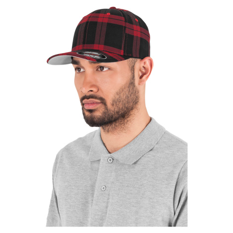 Flexfit Tartan Plaid blk/red