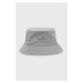Obojstranný klobúk Calvin Klein šedá farba,