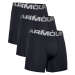 Pánske boxerky UNDER ARMOUR 3 PACK-UA Charged Cotton 6in-BLK