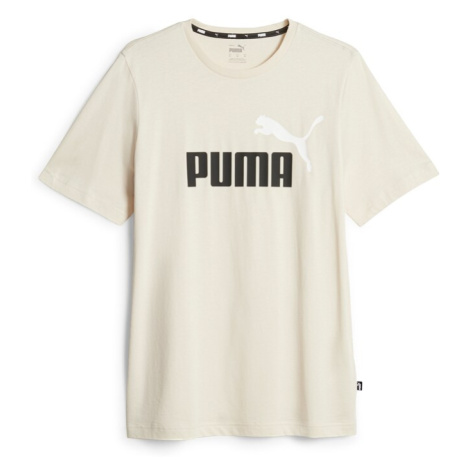 PUMA Funkčné tričko 'Essentials'  čierna / biela / šedobiela