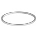 Troli Elegantný minimalistický prsteň z ocele Silver 49 mm