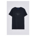 TRIČKO GANT REG TONAL SHIELD SS T-SHIRT BLACK