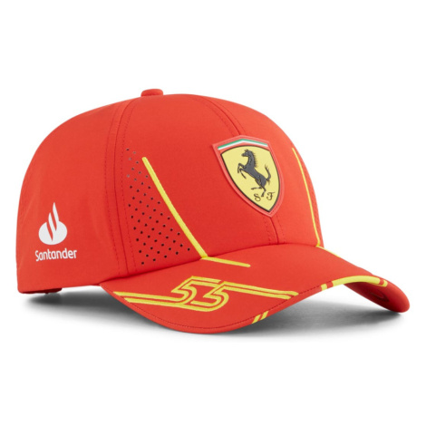 Ferrari detská čiapka baseballová šiltovka Driver Sainz red F1 Team 2024 Puma