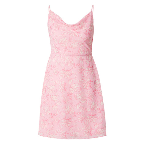 Trendyol Letné šaty  ružová / ružová / biela