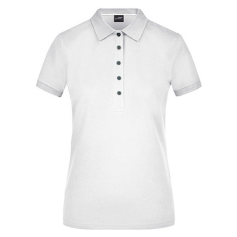 James&amp;Nicholson Dámska polokošeľa JN707 White