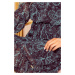Šifónové boho šaty s tyrkysovým vzorom LUISA 295-3