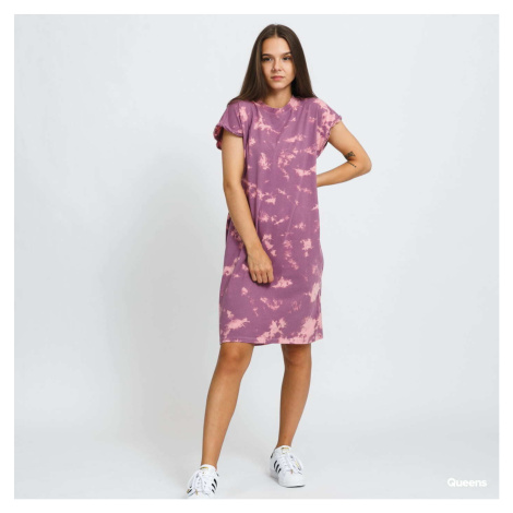 Šaty Urban Classics Ladies Bleached Dress Purple