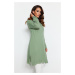 Trendyol Mint Long Knitwear Sweater