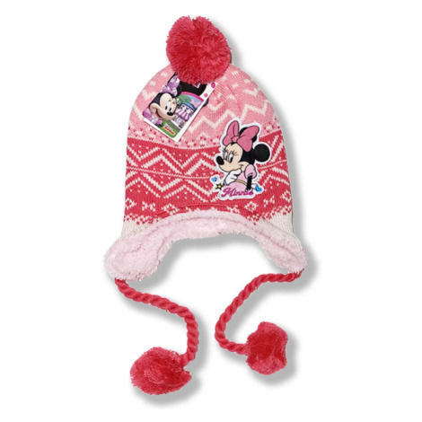 Detská zimná čiapka - Minnie Mouse, ružová Cactus Clone