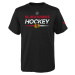 Chicago Blackhawks detské tričko Apro Wordmark Ss Ctn Tee black