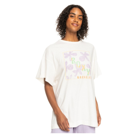 Roxy Dámske tričko SWEET FLOWERS Oversize Fit ERJZT05469-WBK0 M