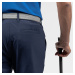 Pánske golfové nohavice WW 500 tmavomodrá