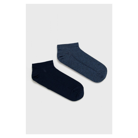 Ponožky Levi's tmavomodrá farba