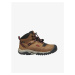 Brown Kids Leather Waterproof Ankle Boots Keen Ridge Flex - Unisex