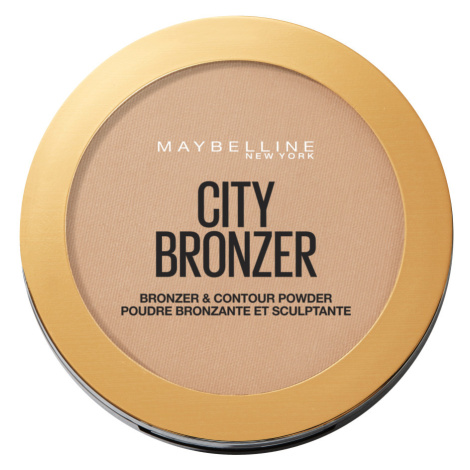 Maybelline NY City Bronzer & Contour Powder 200 Medium cool bronzer konturovací púder, 8g