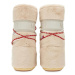 Dámske vysoké zimné topánky MOON BOOT MB ICON FAUX FUR BEADS-001 CREAM