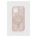 Puzdro na mobil Guess iPhone 14 6.1" ružová farba