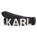 Karl Lagerfeld Opasky  čierna / strieborná