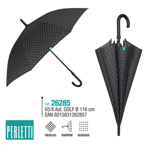 PERLETTI TIME Pánsky automatický dáždnik Geometrico, 26285