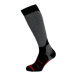 Lyžiarske podkolienky (ponožky) BLIZZARD Wool Sport ski socks, black red