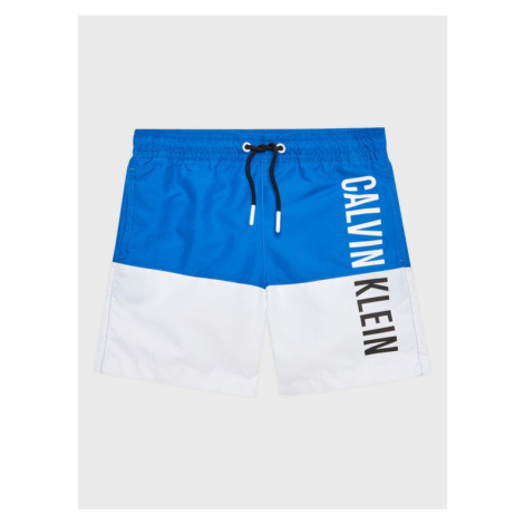 Calvin Klein Swimwear Plavecké šortky Medium KV0KV00030 Modrá Regular Fit