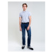 Pánske slim jeans nohavice Tobias 110263 - Big Star jeans-modrá
