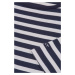 TRIČKO GANT SLIM STRIPED 1X1 RIBBED LS T-SHIRT EVENING BLUE