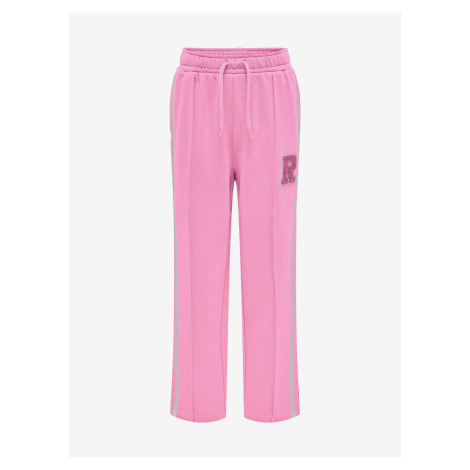 Pink girly sweatpants ONLY Selina - Girls