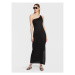 Calvin Klein Swimwear Plážové šaty KW0KW02098 Čierna Regular Fit