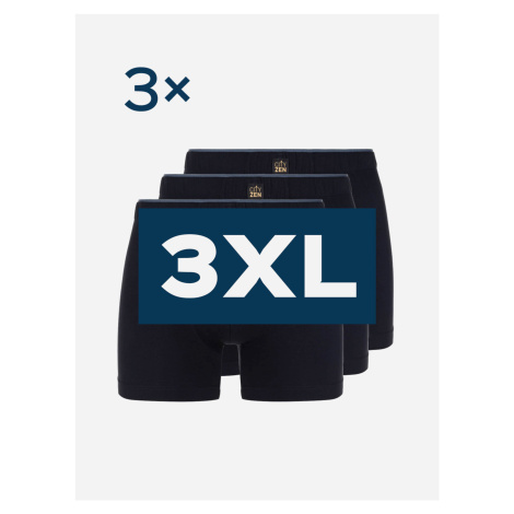 Triplepack pánskych boxerek RENNES čierne 3XL