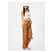 Koton Cargo Pants Wide Leg, Relaxed Cut, Multiple Pockets on the Side.