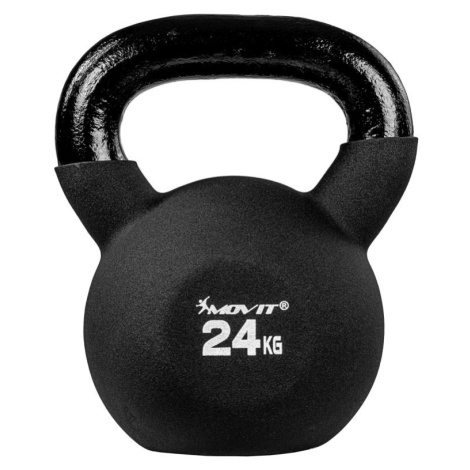 63650  MOVIT Kettlebell činka černá, 24 kg