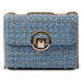 Orsay Light blue women's tweed handbag - Women