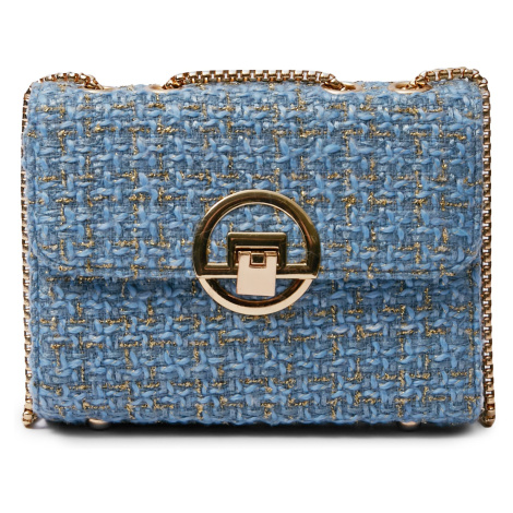 Orsay Light blue women's tweed handbag - Women