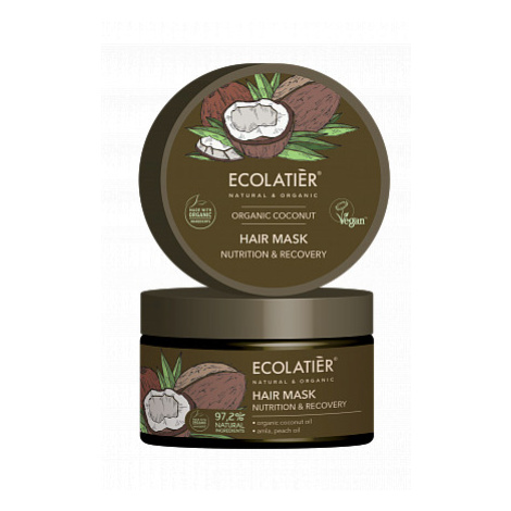 Maska na vlasy Kokos - vyživuje a regeneruje vlasy - EcoLatier Organic - 250ml