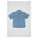 DEFACTO Baby Boy Short Sleeve Jean Shirt