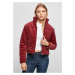 Women's corduroy jacket burgundy