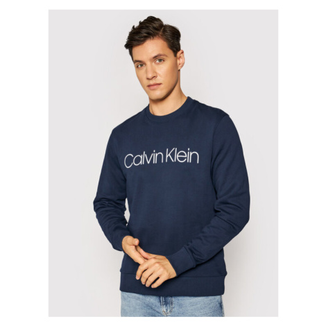 Calvin Klein Mikina Logo K10K104059 Tmavomodrá Regular Fit