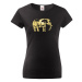 Dámské tričko  Elephant - Ideálne tričko pre cestovateľov